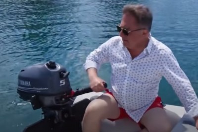 Kiedy Makłowicz potrzebuje rozmaryn to nawet ponton go nie powstrzyma 