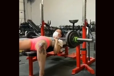 Dziewczyna postanowiła poćwiczyć bez żadnej asekuracji