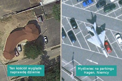 18 dziwacznych, zabawnych i tajemniczych miejsc znalezionych w Google Earth