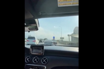 Szybko pożałował swojego cwaniakowania w korku 