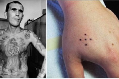 Więzienne tatuaże i ich ukryte znaczenia. Jeśli zobaczysz je u kogoś bądź ostrożny