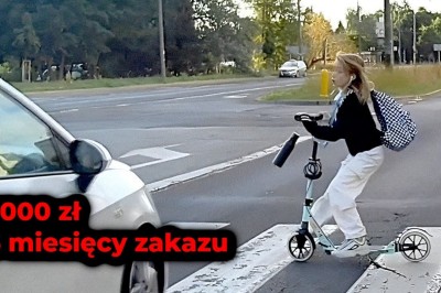 Zakaz prowadzenia pojazdów przez 6 miesięcy plus mandat