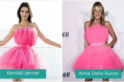 15 gwiazd, które pokazały się w takiej samej kreacji, a wyglądały zupełnie inaczej