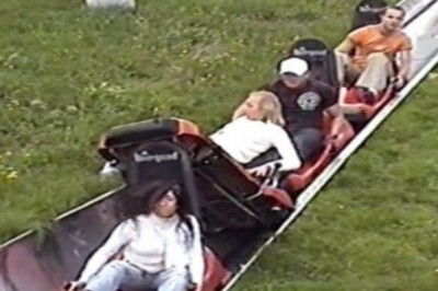 Dziewczyny były przerażone, czyli karambol na kolejce w Karpaczu