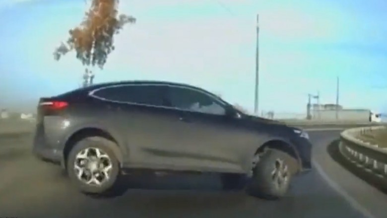 Kiedy masz BMW i tak Ci się spieszy, że wyprzedzasz na zakręcie