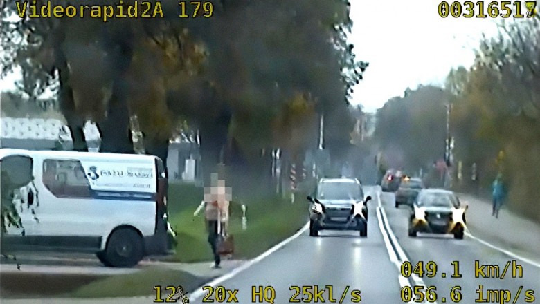W kilka chwil zgarnął 41 punktów podczas wyprzedzania radiowozu