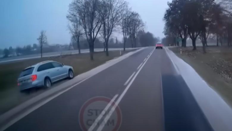 Wyleciał autem na pobocze, bo wyjechał na czołówkę z BMW