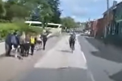 Szybka karma dla rowerzysty, który bawił się w szeryfa