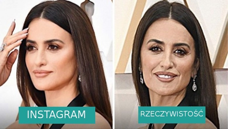 Galeria porównująca zdjęcia gwiazd z Instagrama oraz w prawdziwym życiu