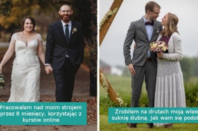 17 sukien ślubnych własnoręcznie wykonanych przez utalentowane panny młode