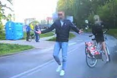 „Skóra, komóra i rower” Czyli nowy rodzaj kozaka na drodze