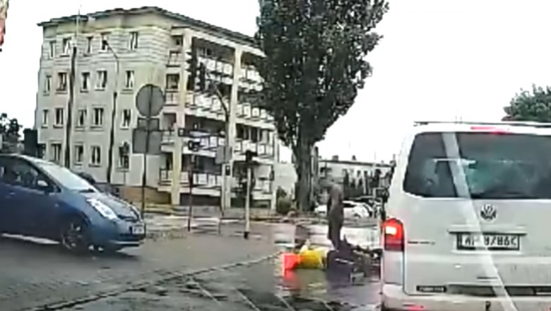 Kierowca BMW znokautował rowerzystę i uciekł