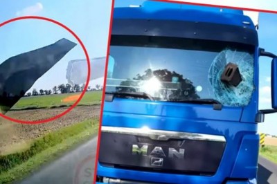 Kierowca TIRa miał ogromnego farta. Oszukał przeznaczenie