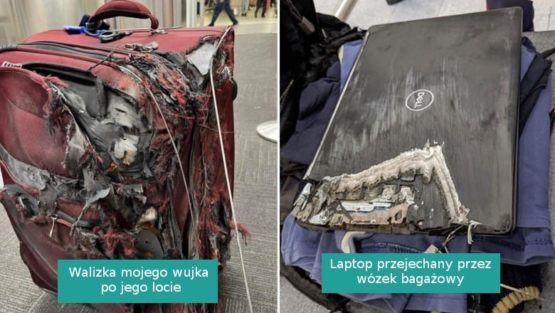 16 osób, których bagaże zostały zrujnowane przez linie lotnicze