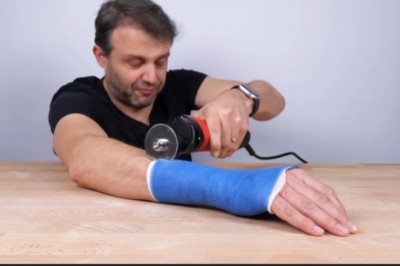 Zastanawiałeś się dlaczego piła do gipsu nie przecina ręki?