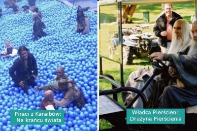 17 zdjęć zza kulis znanych filmów, które wyglądają jak stworzone memy