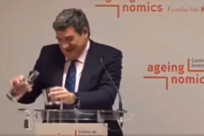 Minister sam miał bekę z tego co zrobił w trakcie konferencji