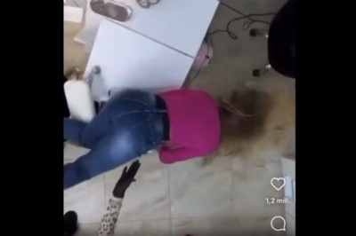 Kosmetyczka chciała zabłysnąć i nagrać śmieszny film