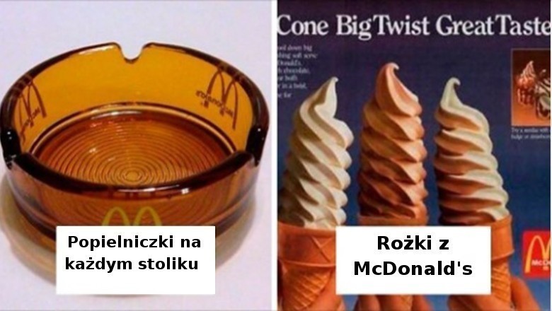 15 starych fotografii pokazujących wygląd restauracji McDonald's w latach 80. i 90.