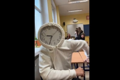 Kiedy z ziomkiem nudzicie się na lekcji i nagrywacie coś takiego