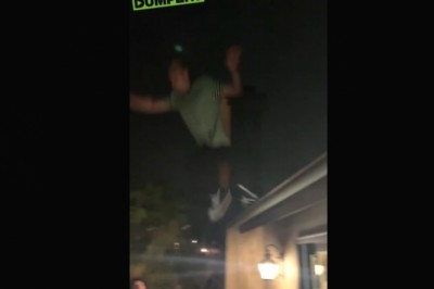 Najgorszy imprezowy skok z dachu ever