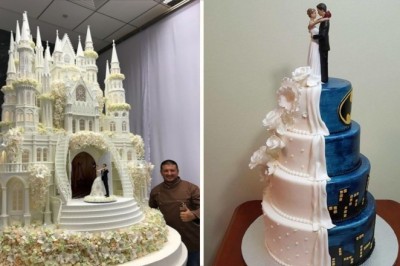 17 najbardziej pomysłowych tortów weselnych znalezionych w Internecie