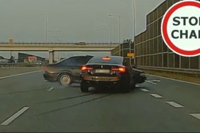 Tak się kończy pajacowane starym BMW. Sam się ukarał