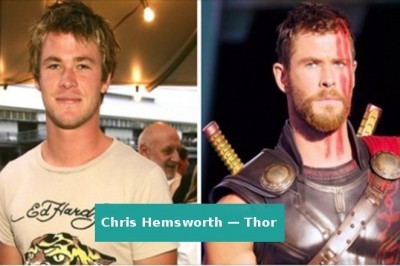 Oto jak wyglądało 13 gwiazd kina zanim zostali superbohaterami Marvela