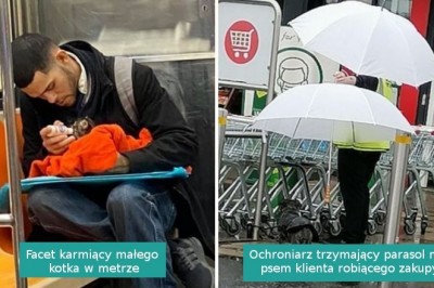 17 fotografii osób o wielkim sercu, których działania przywracają wiarę w ludzkość