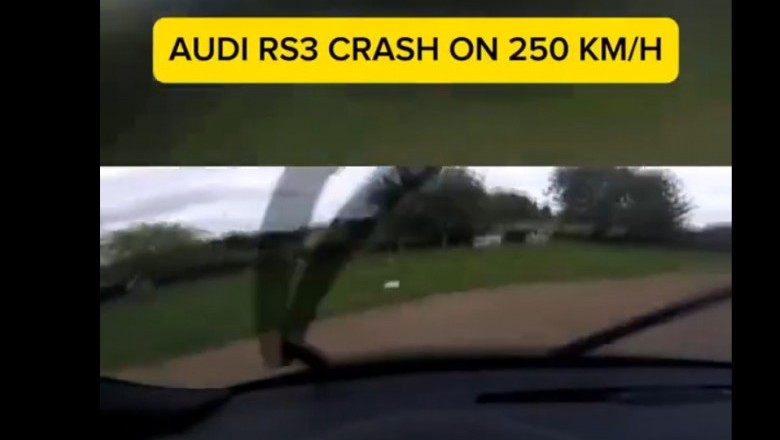 Koniec drogi przy 250 km/h Kierowca Audi musiał się zdziwić