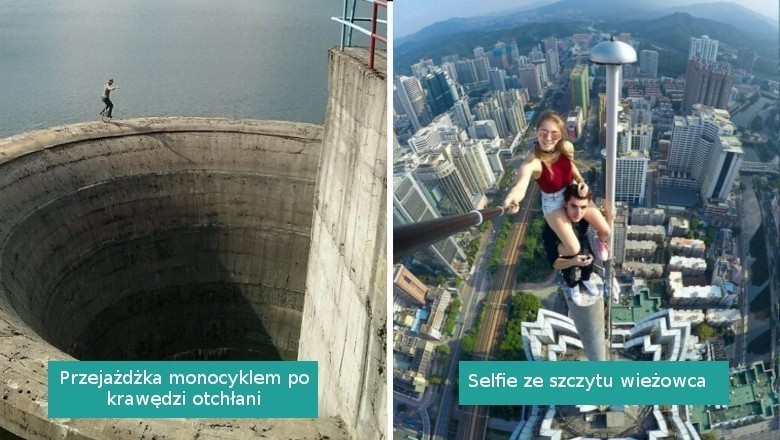 16 fotografii wykonanych w miejscach, które przyprawiają o zawroty głowy