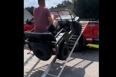 Kiedy chcesz pokazać jaki z Ciebie mistrz załadunku ale mocno Ci nie idzie