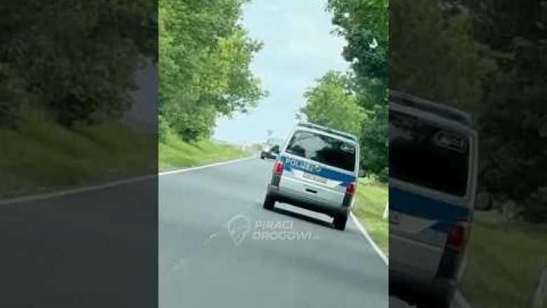 Jazda 100 km/h niemieckiej policji przez polską miejscowość? [NAGRANIE]