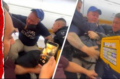 Zadyma w samolocie Ryanair. Wieczór kawalerski zakończony aresztowaniem pasażerów