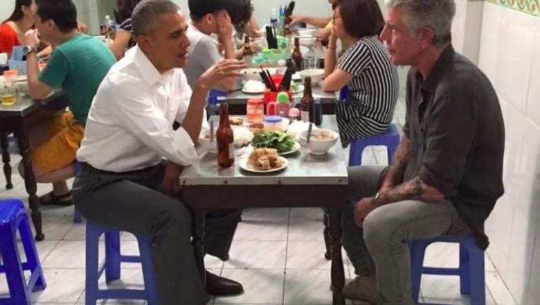 Obama i Bourdain zjedli razem kolację w Hanoi za 6 dolarów. Stolik stał się pamiątką