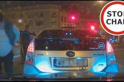 Dwie kolizje w 10 sekund. Kierowca „taxi” zachowywał się jak pijany