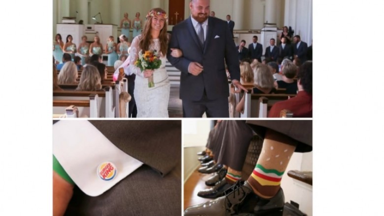 Burger i King wzięli ślub, a Burger King zapłacił za całą uroczystość. Historia, która podbiła internet