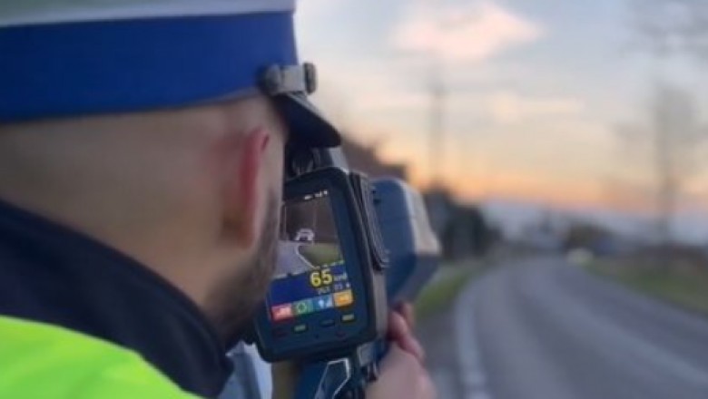 Policja opublikowała nagranie z pomiaru prędkości. Internauci wytykali im nieprawidłowości