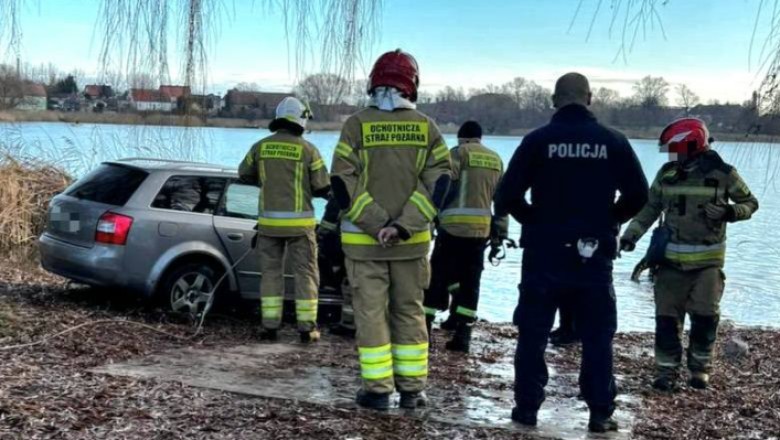 Wjechał do jeziora kiedy flirtował z dziewczyną. Na miejscu interweniował WOPR