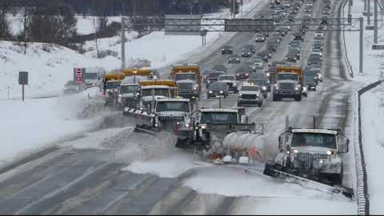 To jest dopiero odśnieżanie autostrady. Nasi drogowcy mogliby się uczyć