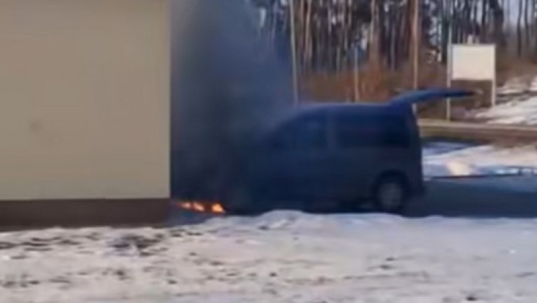 Bohaterska postawa przypadkowego świadka uratowała sklep przed pożarem. Opublikowano film