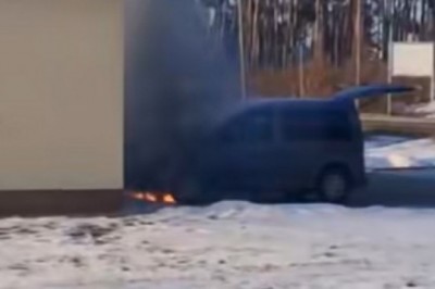 Bohaterska postawa przypadkowego świadka uratowała sklep przed pożarem. Opublikowano film