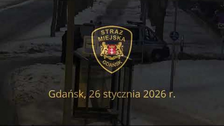 Pałką teleskopową rozbił szybę na przystanku. Złapały go kamery