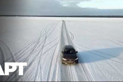 Lodowa autostrada na Bałtyku. Estonia otworzyła oficjalną drogę po lodzie między wyspami