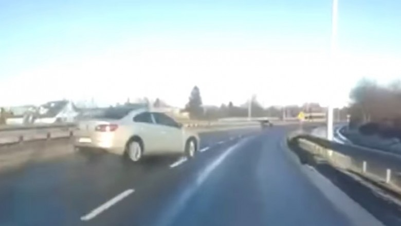 „Jeżdżę szybko ale bezpiecznie” Nagranie z dachowania auta w Gdańsku