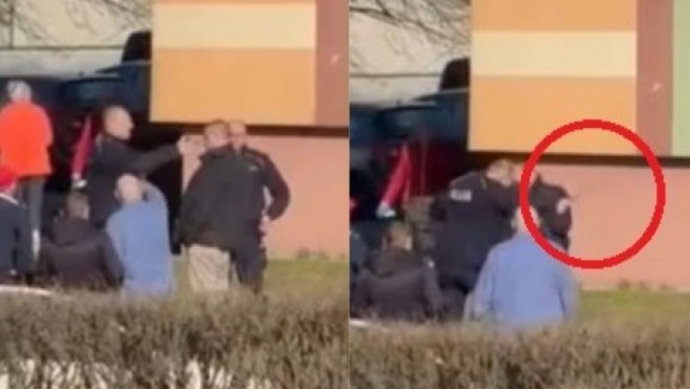 Najpierw gazem po oczach później 15 razy pałą po nogach. Nagranie policyjnej akcji w Świebodzinie