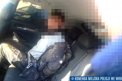 Mocne nagranie z pościgu za motocyklistą - 