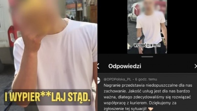 „Wyj***ć Ci w ryj?” Agresywny kurier i jego szybki koniec kariery