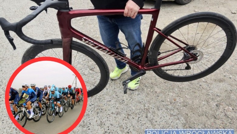 20-latek uciekał kradzionym rowerem przed policją. Wyprzedził peleton kolarski i prawie stanął na podium