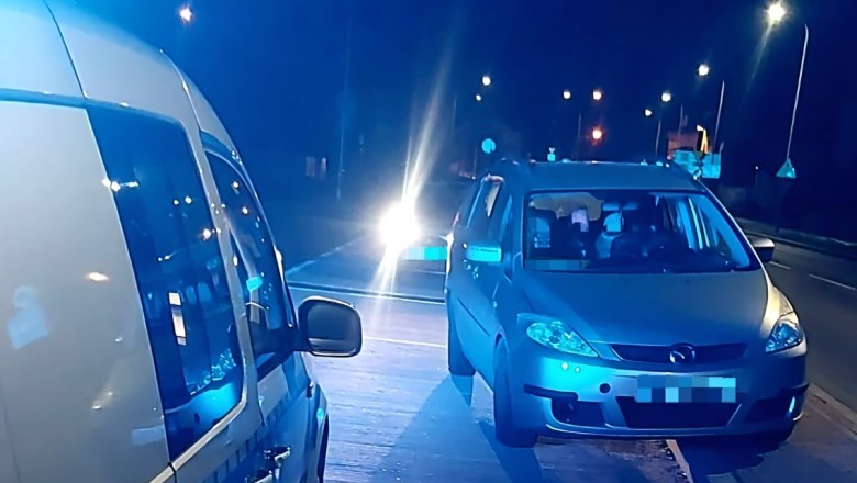 Zatrzymał auto, którym kierowała pijana kobieta wioząca trójkę dzieci. Wcześniej sam wpadł po alkoholu